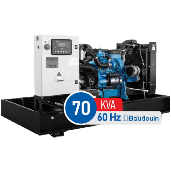 دیزل ژنراتور بادوین ۱۱۰ کاوا مدل 4M10G2D0/S کوپله شده با ژنراتور استمفورد چینی