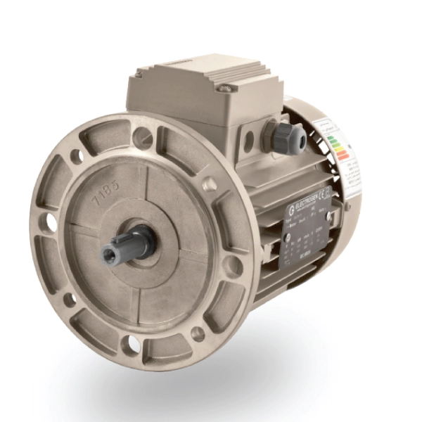 الکتروموتور الکتروژن 1/3 اسب 0.25 کیلووات سه فاز بدنه آلومینیوم 4 قطب B5