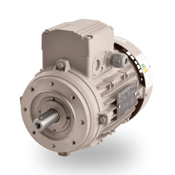 الکتروموتور الکتروژن 1/2 اسب 0.37 کیلووات سه فاز بدنه آلومینیوم 4 قطب B14