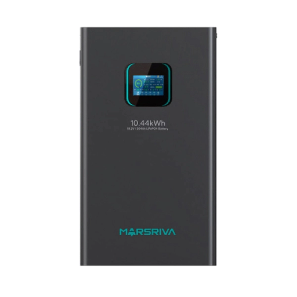 باتری لیتیوم فسفات آهن MARSRIVA با ظرفیت 10.4 کیلووات ساعت مدل MR-LFP48-200-WMD