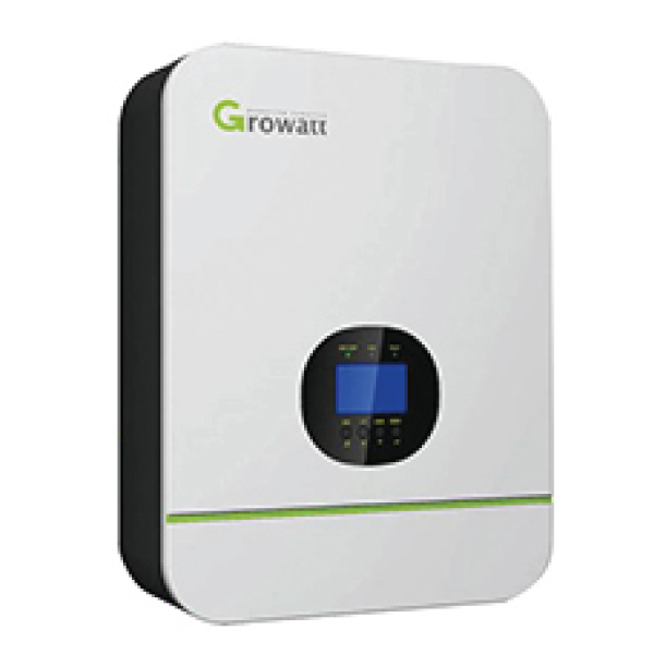 سانورتر GROWATT با توان 5 کیلووات 48 ولت 80 آمپر MPPT مدل SPF5000TLHVM