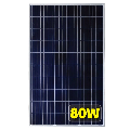 پنل خورشیدی Restar با توان 80 وات مدل RT080P پلی کریستال
