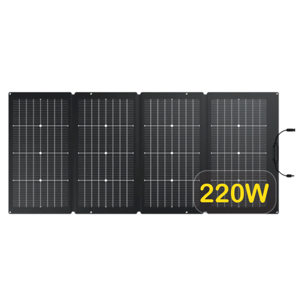 پنل خورشیدی EcoFlow با توان 220 وات مدل 220W Portable Solar Panel مونوکریستال