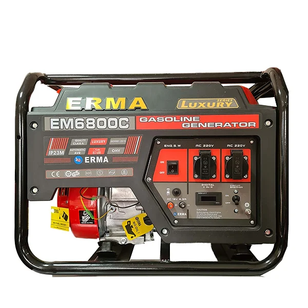 موتور برق بنزینی ارما ۸.۵ کیلووات تک فاز ۱۹ اسب بخار EM13800CE2