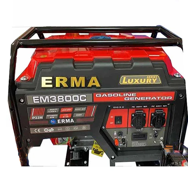 موتور برق بنزینی ارما ۲.۲ کیلووات تک فاز ۶ اسب بخار EM3800C