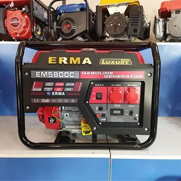 موتور برق بنزینی ارما ۳ کیلووات تک فاز ۷ اسب بخار EM5800C