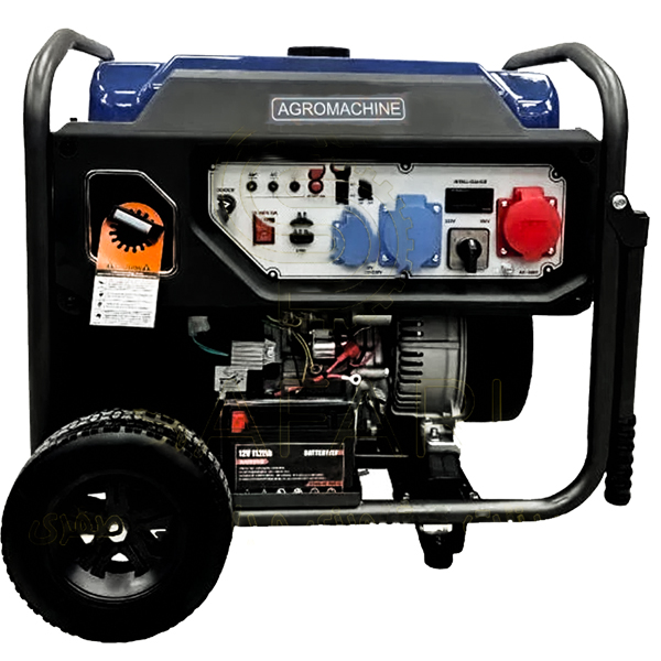 موتور برق بنزینی آگرو ۱۱ کیلووات مدل AG15000iEDG اینورتری تک فاز و سه فاز استارتی