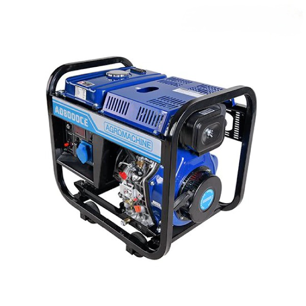 موتور برق دیزلی آگرو ۶.۵ کیلووات مدل AD8000CE تک فاز استارتی