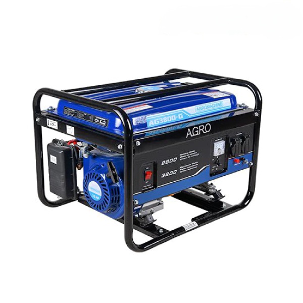 موتور برق بنزینی آگرو ۳.۲ کیلووات مدل AG3800G تک فاز هندلی