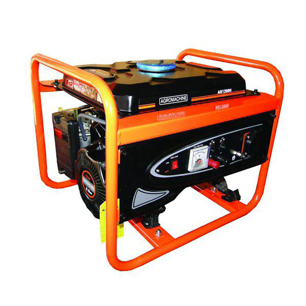 موتور برق بنزینی آگرو ۱.۱ کیلووات مدل AG1200N تک فاز هندلی