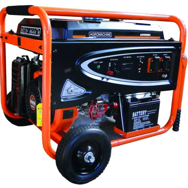 موتور برق بنزینی آگرو ۷.۵ کیلووات مدل AG9000N تک فاز استارتی