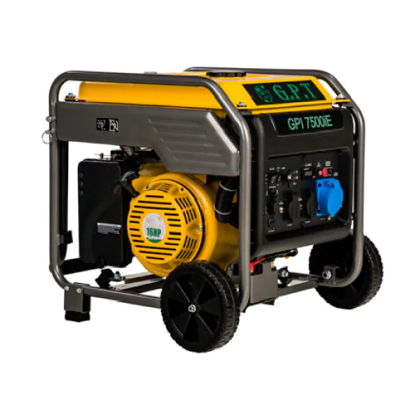 موتور برق بنزینی جی پی تی ۷.۵ کیلووات مدل GP-7500ie تک فاز هندلی
