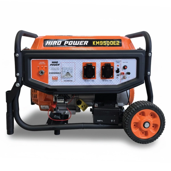 موتور برق بنزینی هیرو پاور ۳.۸ کیلووات مدل KM9500E2 استارتی