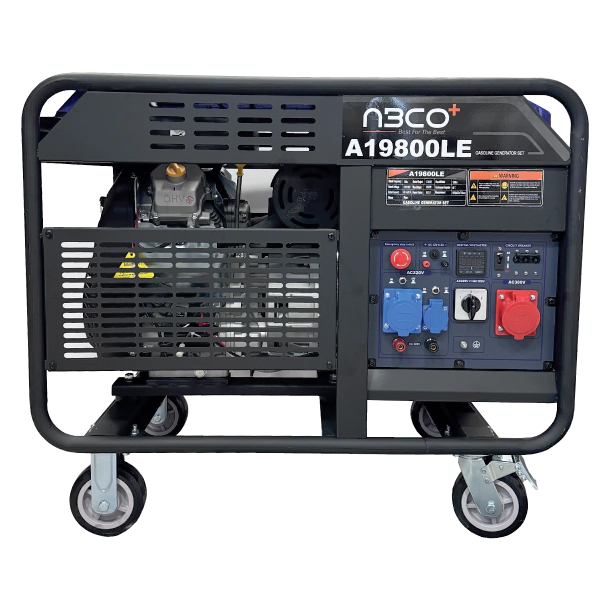 موتور برق بنزینی ابکو 19 کیلووات مدل A19800LE تک فاز و سه فاز