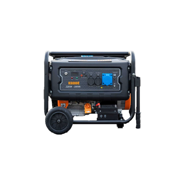موتور برق بنزینی کینگ وی ۶ کیلووات مدل K6000E استارتی