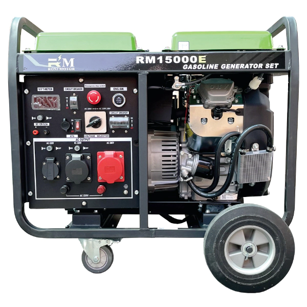 موتور برق بنزینی رونی ۱۱ کیلووات مدل RM15000E ریموت‌دار