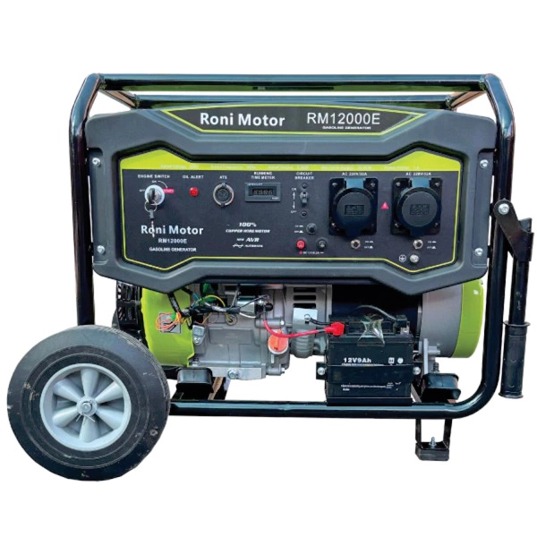 موتور برق بنزینی رونی ۱۰ کیلووات مدل RM12000E استارتی