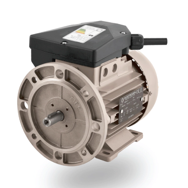 الکتروموتور الکتروژن 6 قطب 1.2 اسب 0.37 کیلووات  B35 تک‌فاز IE2