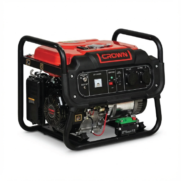 موتور برق بنزینی کرون 5.5 کیلووات مدل ct34068 استارتی تک فاز