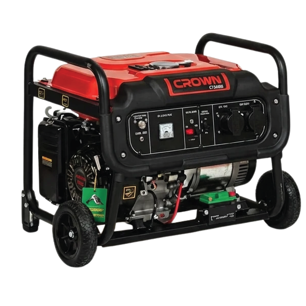 موتور برق بنزینی کرون 3.7 کیلووات مدل ct34066 استارتی تک فاز