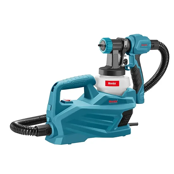 پیستوله برقی خرطومی HVLP پایه‌دار رونیکس ۸۰۰ وات مدل 1380