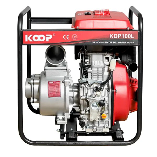 موتور پمپ دیزلی کوپ 4 اینچ 21 متری مدل KDP100L هندلی