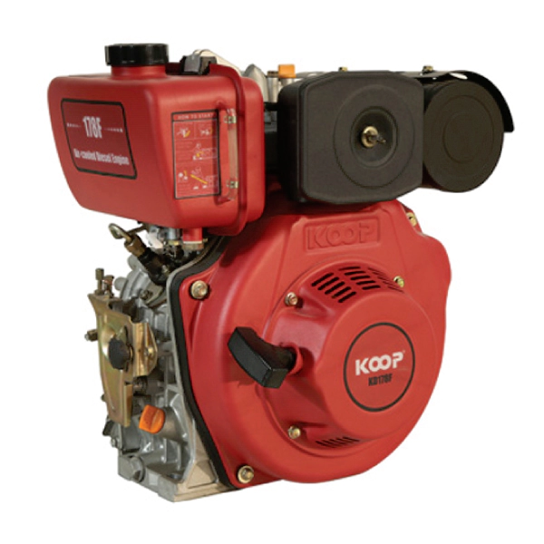 موتور تک دیزلی کوپ 7 اسب بخار مدل KD178F هندلی