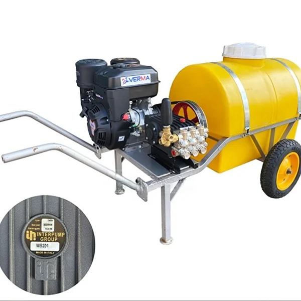 کارواش سیار بنزینی اینترپمپ ایتالیا مدل WS201  موتور 15 اسب ورما