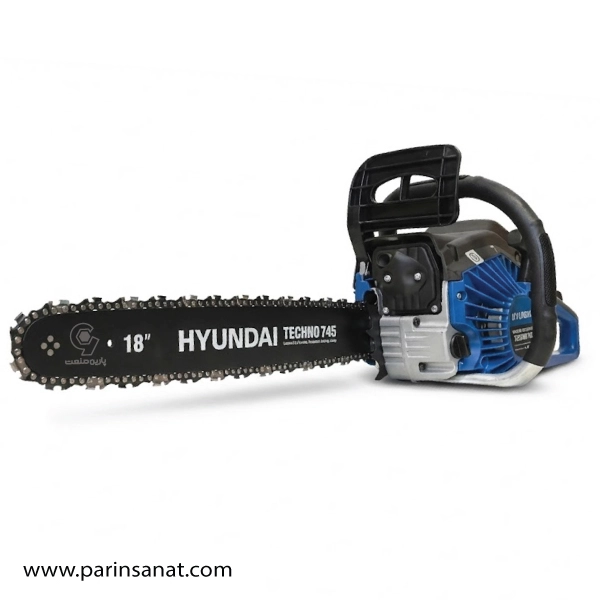 اره موتوری بنزینی هیوندای 45 سانتی‌متری مدل TECHNO745