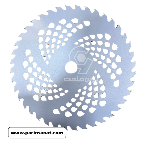 تیغه الماسه علف تراش 40 پر رنگ نقره‌ای مدل 40T بسته بندی کارتن