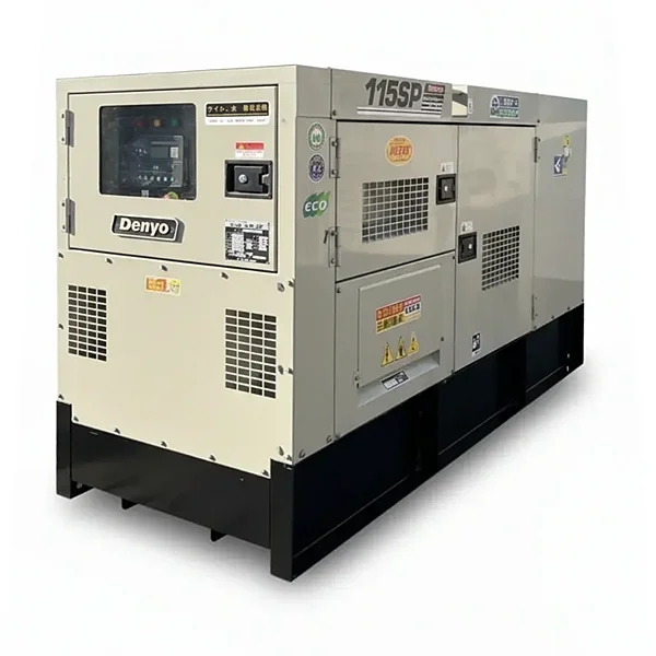 دیزل ژنراتور ایسوزو ۹۵ کاوا مدل A-6BG1TQD-03 کوپله شده با ژنراتور Denyo DF-1101I