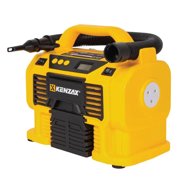 کمپرسور باد فندکی و برق شهری کنزاکس سه کاره مدل 5418 دیجیتال