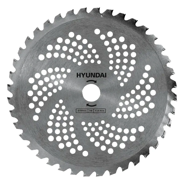 تیغه اره الماسه علف تراش هیوندای 40 پر 255 میلی‌متری مدل 2540TCB