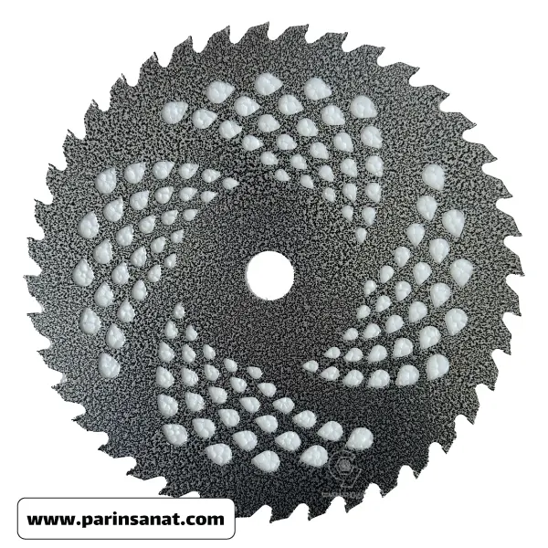 تیغه الماسه علف تراش 40 پر 255 میلی‌متری مدل 40T رنگ چکشی با بسته بندی ماکیتا