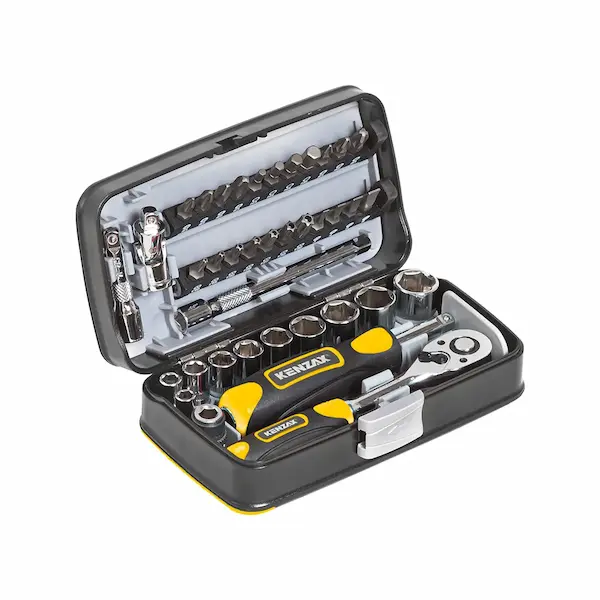 جعبه بکس 38 پارچهه کنزاکس 1/4 اینچ مدل 9438