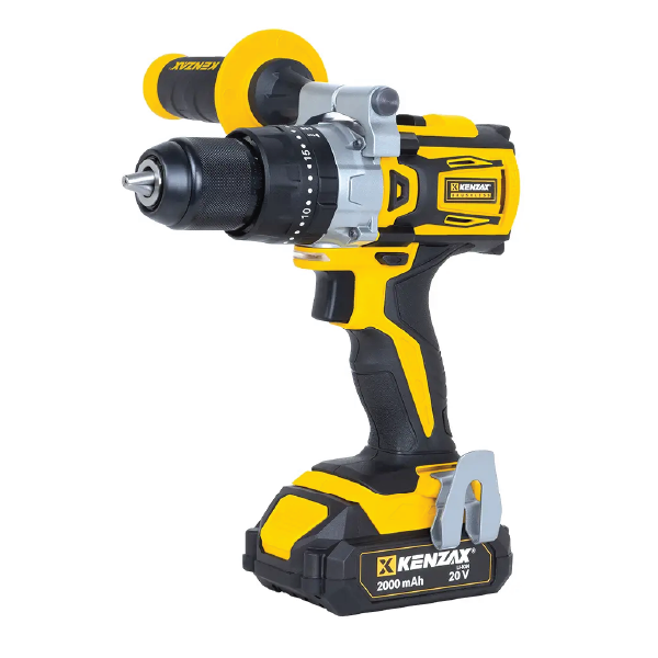 دریل پیچ گوشتی چکشی شارژی کنزاکس 20 ولت مدل 8860 موتور براشلس