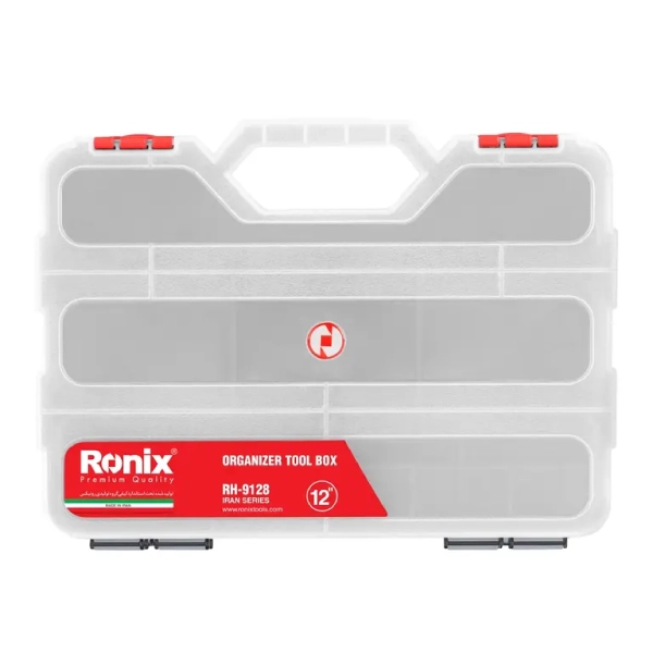 جعبه ابزار پلاستیکی رونیکس 12 اینچ مدل RH9128 اورگانایزر