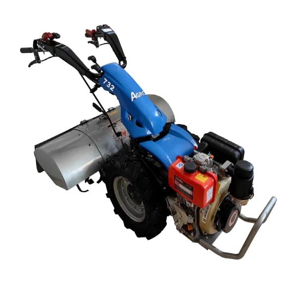 تراکتور دو چرخ دیزلی آگرو ۷ اسب بخار مدل ۷۳۲ با موتور ۱۷۸ هندلی