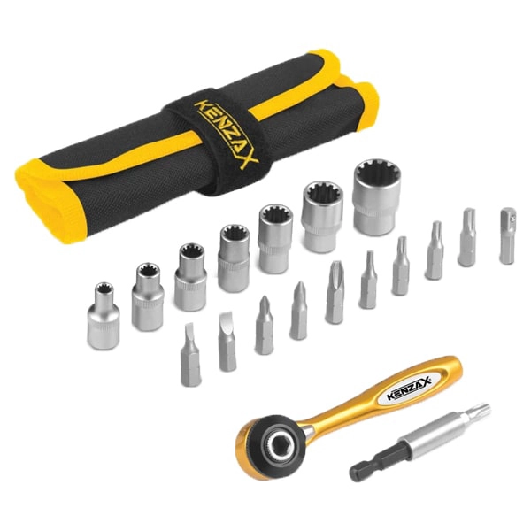 ست سری پیچ گوشتی کنزاکس 19 عددی مدل KBR-119