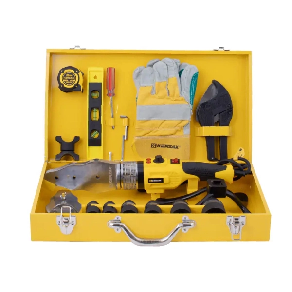 دستگاه جوش لوله سبز کنزاکس 2000 وات مدل 3810 گوشه زن با لوازم