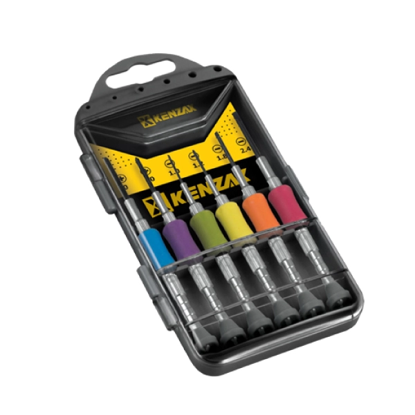 ست پیچ گوشتی ساعتی حرفه‌ای کنزاکس 6 عددی مدل KPS-106 تایوان