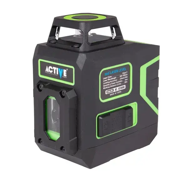 تراز لیزری دو خط 360 درجه سبز اکتیو مدل AC-62360G