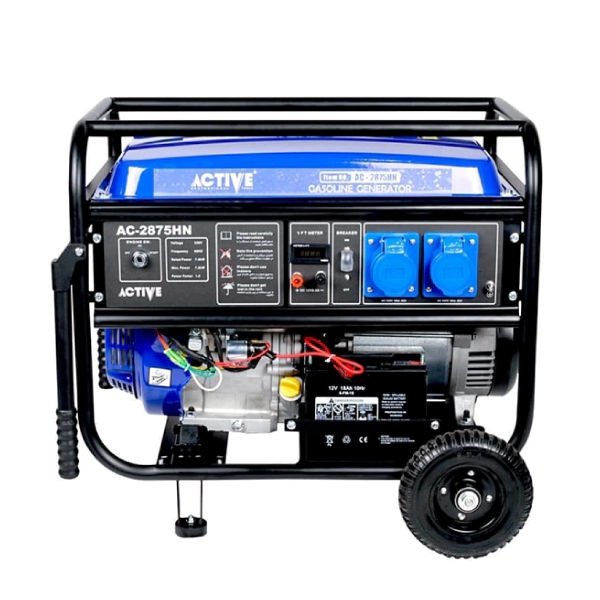 موتور برق بنزینی اکتیو 7.5 کیلووات مدل AC-2875HN استارتی