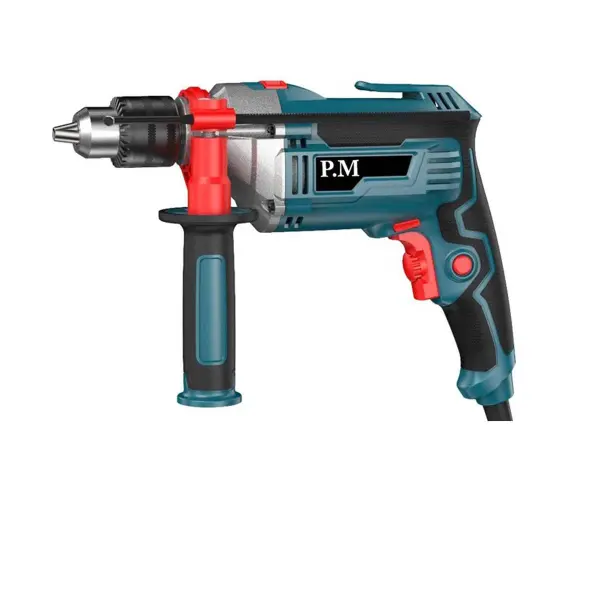 دریل چکشی گیربکسی برقی پی ام آنکور ۱۳ میلی‌متری 750 وات مدل E13 آچاری