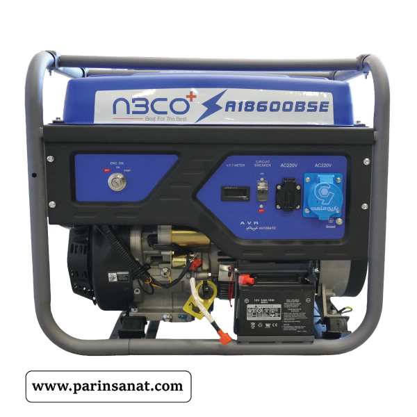 موتور برق بنزینی آبکو 10 کیلووات مدل A18600BSE-ATS تک فاز به همراه تابلو ATS