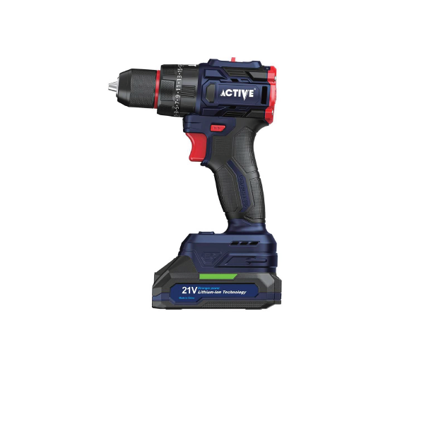 دریل شارژی چکشی اکتیو براشلس 21 ولت 2 سرعته مدل AC-3221BL