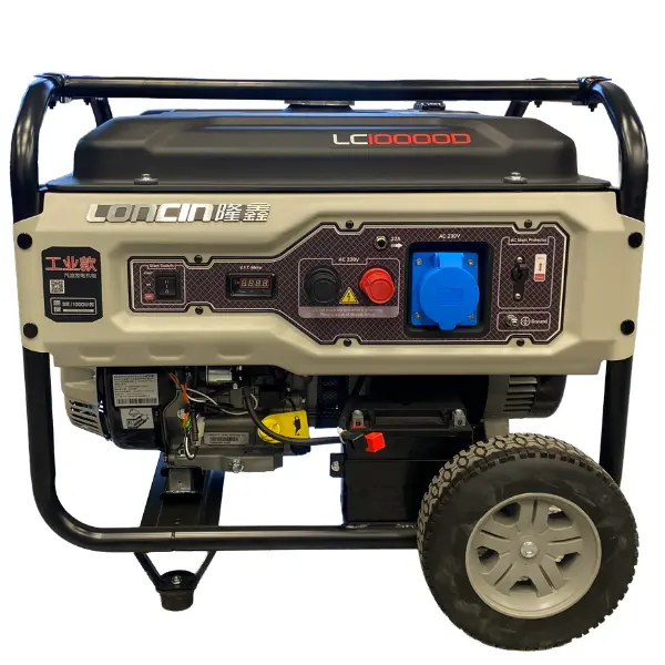 موتور برق بنزینی لانسین 8 کیلووات مدل LC10000D-S WHITE تک فاز(همراه با ویدیو معرفی)