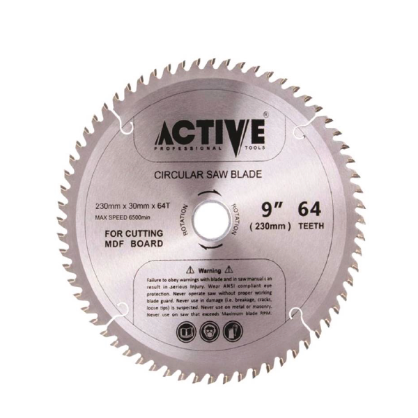 تیغه اره الماسه اکتیو MDF 230 میلیمتری مدل AC-5923