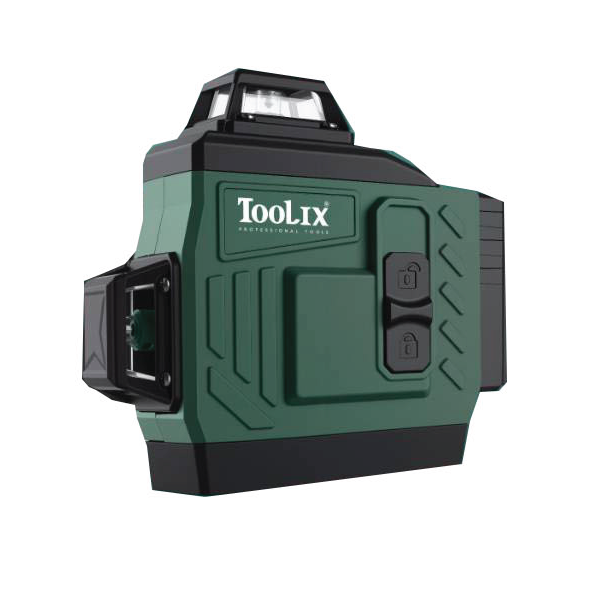 تراز لیزری شارژی تولیکس 360 درجه 12 خط نور سبز مدل TX-7105
