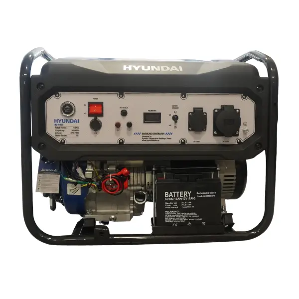 موتور برق بنزینی هیوندای 6.5 کیلووات HG-6055 پورت ats